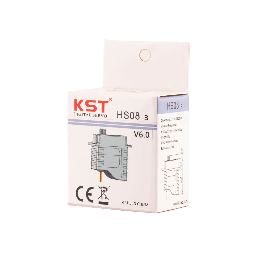 KST HS08B V6.0 HV Micro Servo – 6.0Kgf.cm 0.09sec