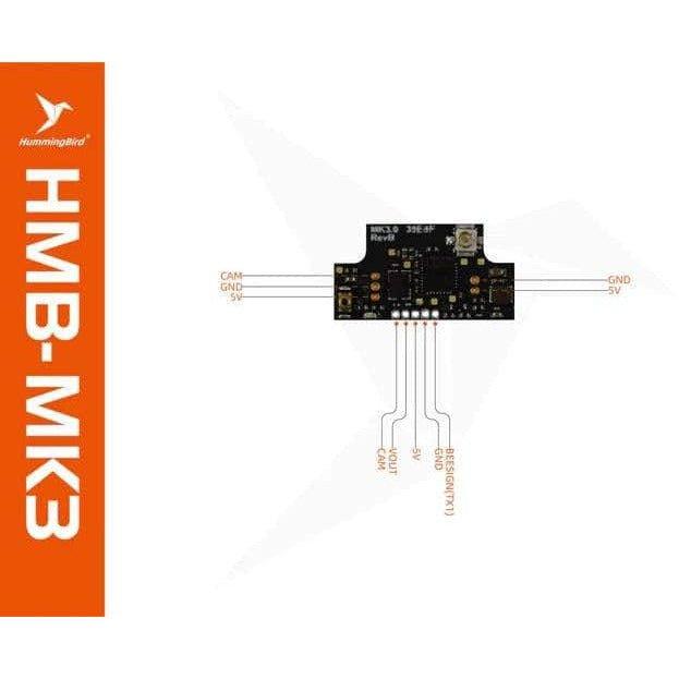 NewBeeDrone Mark3 Micro FPV Camera & 25mW VTX w/ Goober Canopy AIO - Black NewBeeDrone