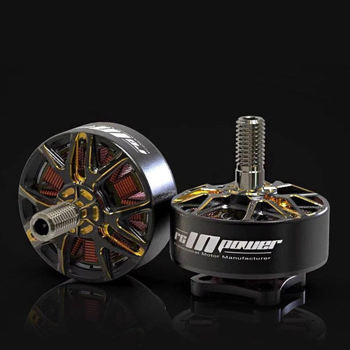 RCINPOWER GTS V4 2207 1600KV BRUSHLESS FPV DRONE MOTOR - BLACK/GOLD FPVSTORERC