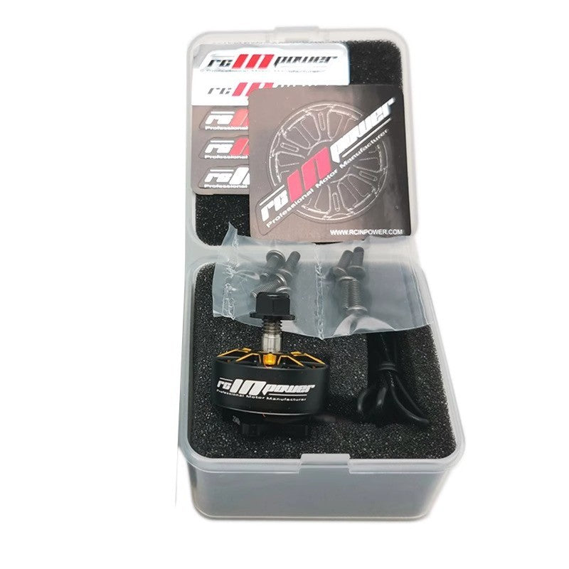 RCINPOWER GTS V4 2207 1600KV BRUSHLESS FPV DRONE MOTOR - BLACK/GOLD FPVSTORERC