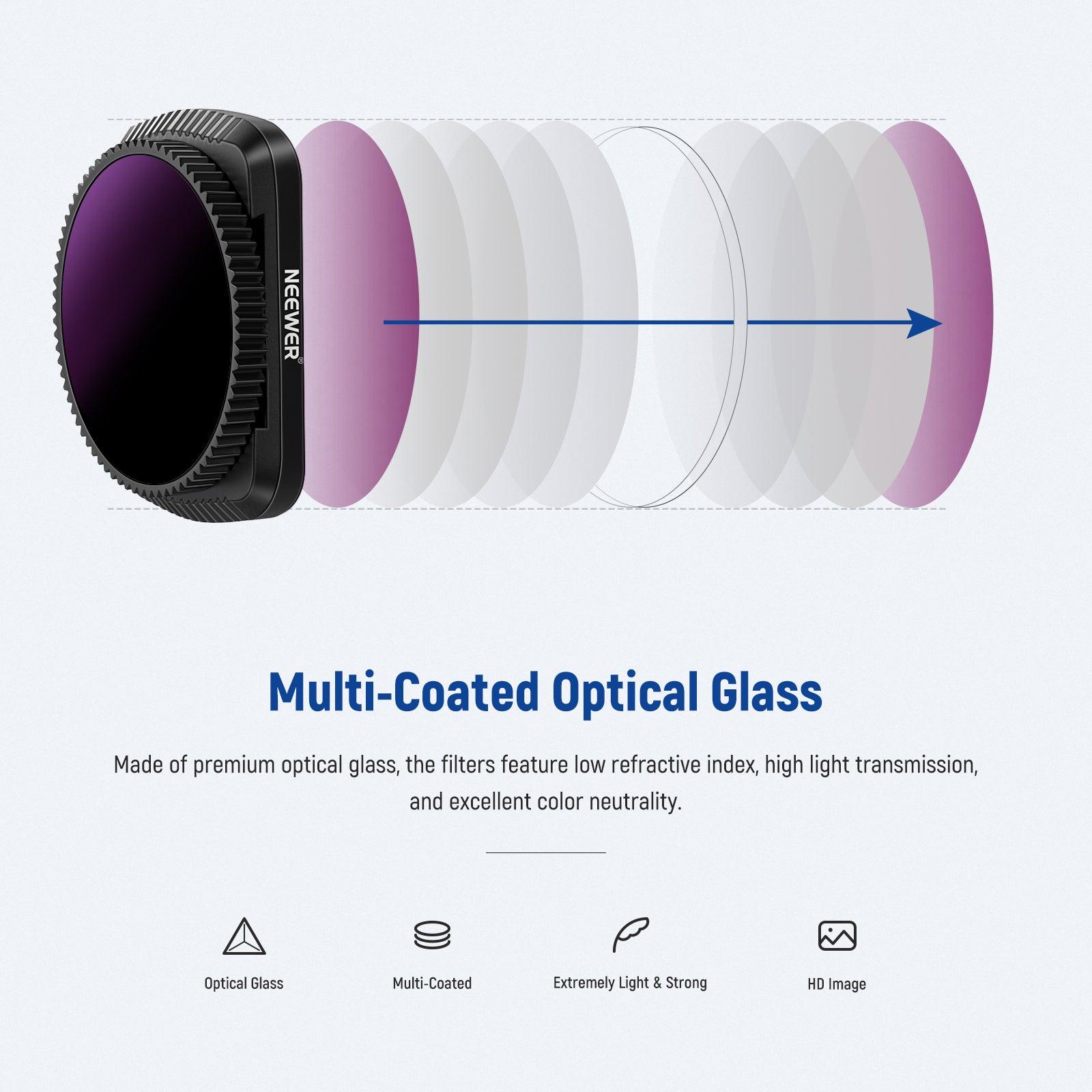 NEEWER Magnetic Lens Filter Kit For DJI Osmo Pocket Camera NEEWER