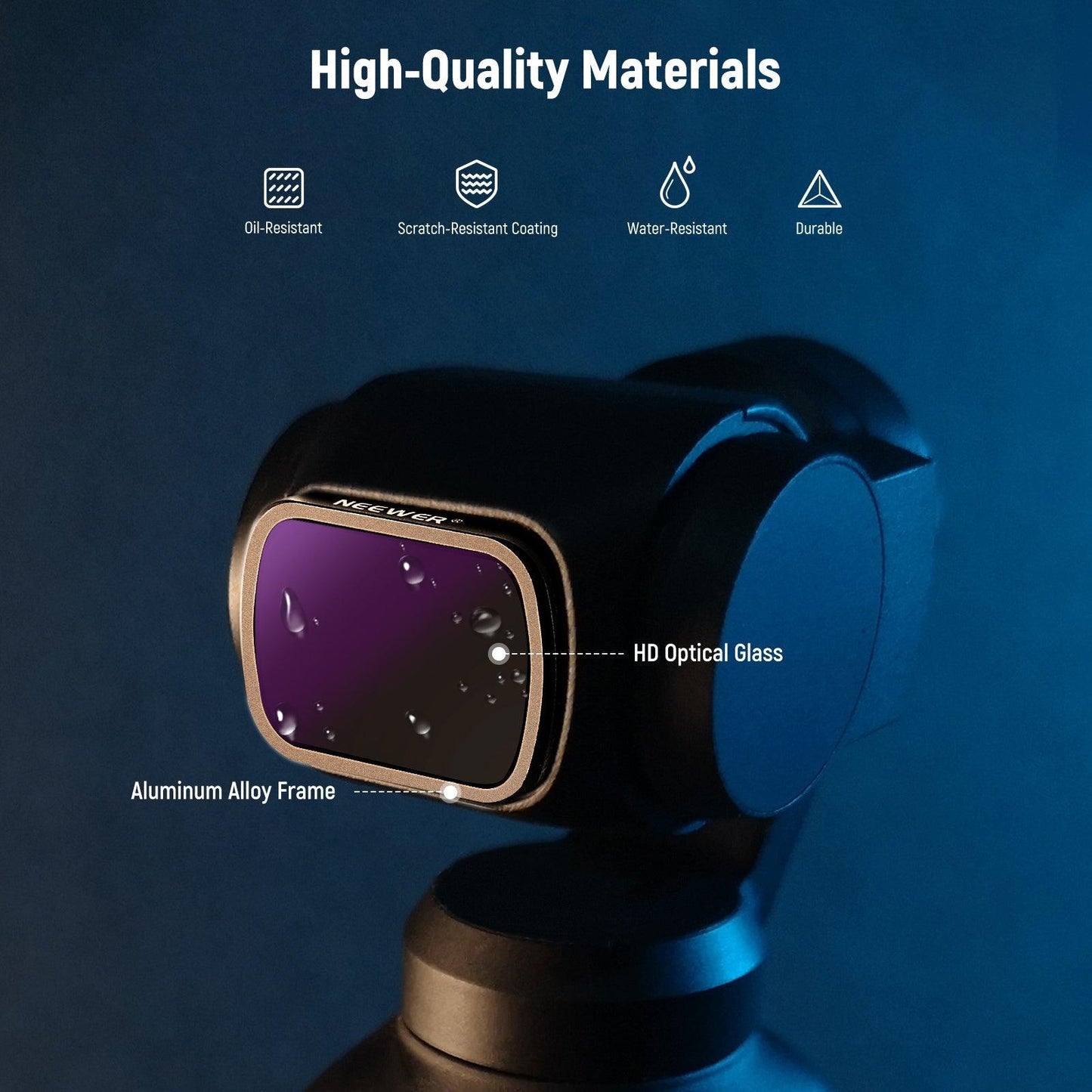 NEEWER Magnetic Lens Filter Kit For DJI Osmo Pocket Camera NEEWER