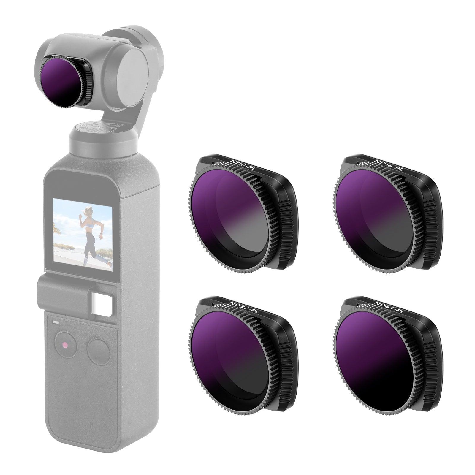NEEWER 4 Pack Magnetic ND/PL Filter Kit For DJI Osmo Pocket Camera NEEWER