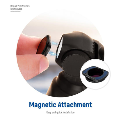 NEEWER 4 Pack Magnetic ND/PL Filter Kit For DJI Osmo Pocket Camera NEEWER