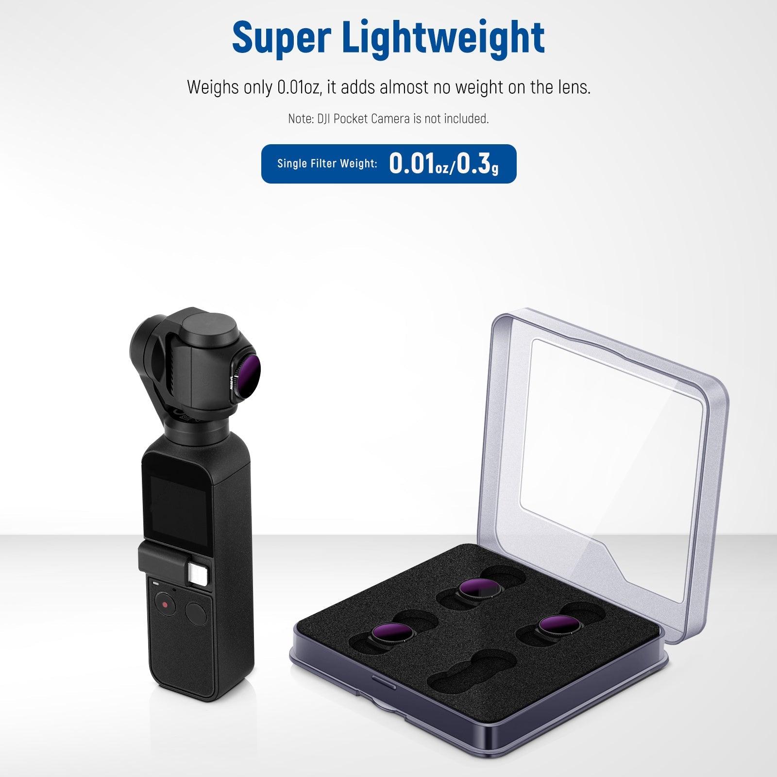NEEWER 4 Pack Magnetic ND/PL Filter Kit For DJI Osmo Pocket Camera NEEWER