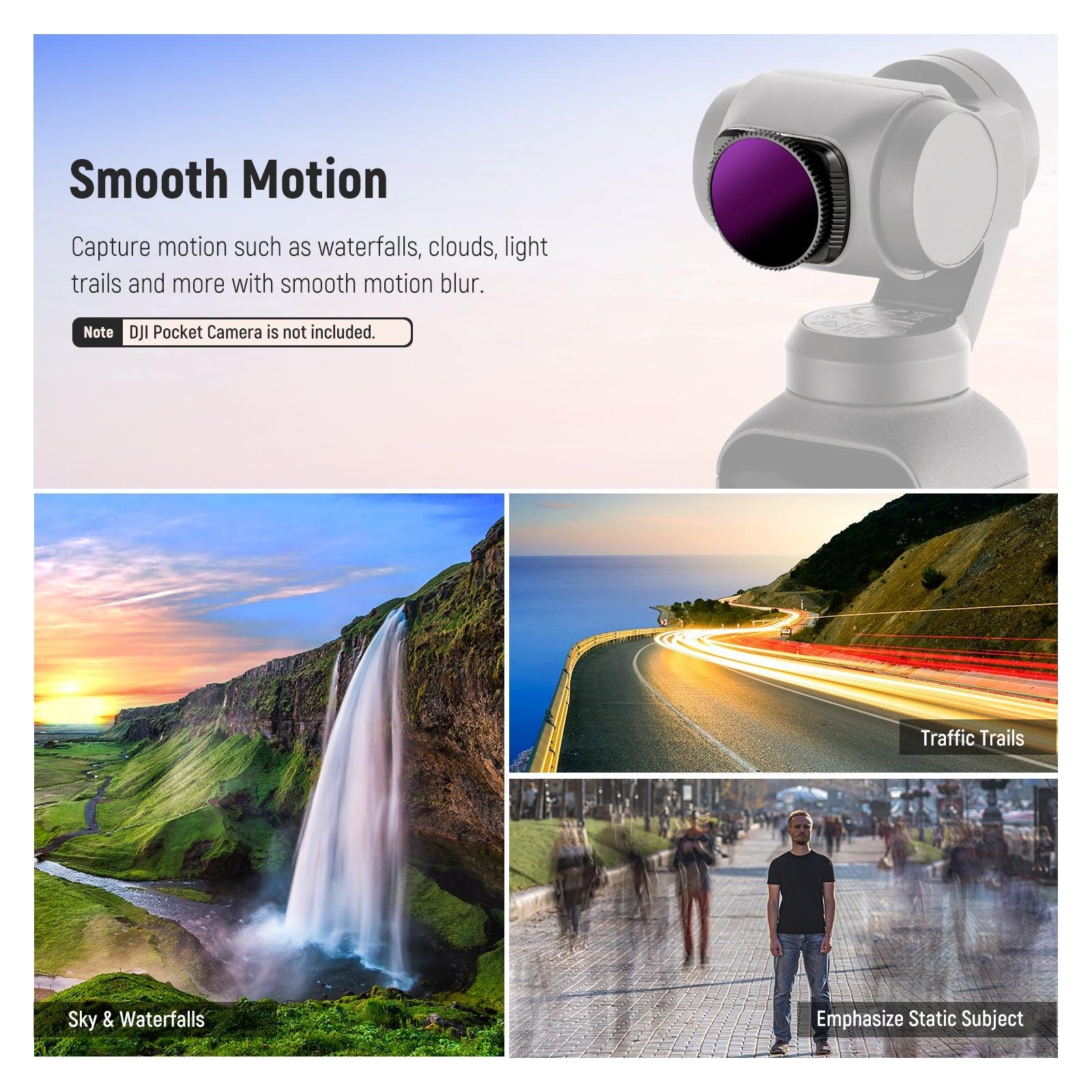 NEEWER 4 Pack Magnetic ND/PL Filter Kit For DJI Osmo Pocket Camera NEEWER