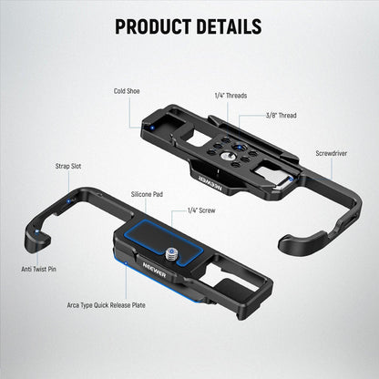 NEEWER CA004B Camera Baseplate for Sony A7 IV A7R IV A7R V A7S IIIDJI Gimbal NEEWER