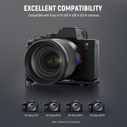 NEEWER CA004B Camera Baseplate for Sony A7 IV A7R IV A7R V A7S IIIDJI Gimbal NEEWER