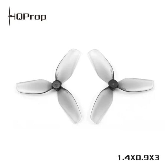 HQ Ultralight Whoop Prop 1.4X0.9X3(35MM) Grey  (2CW+2CCW)-PC-1MM Shaft FPVSTORERC