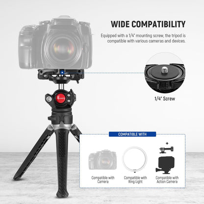 NEEWER TS006 Mini Camera Tripod Compatible with GoPro/iPhone NEEWER