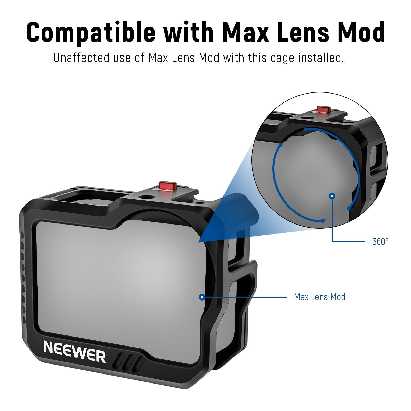NEEWER ST46 Action Camera Cage Compatible with Gopro Hero9/10/11 NEEWER