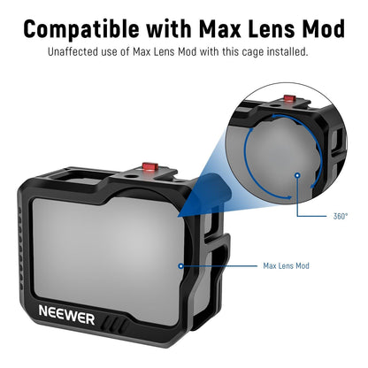 NEEWER ST46 Action Camera Cage Compatible with Gopro Hero9/10/11 NEEWER