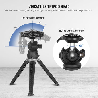NEEWER TS006 Mini Camera Tripod Compatible with GoPro/iPhone NEEWER