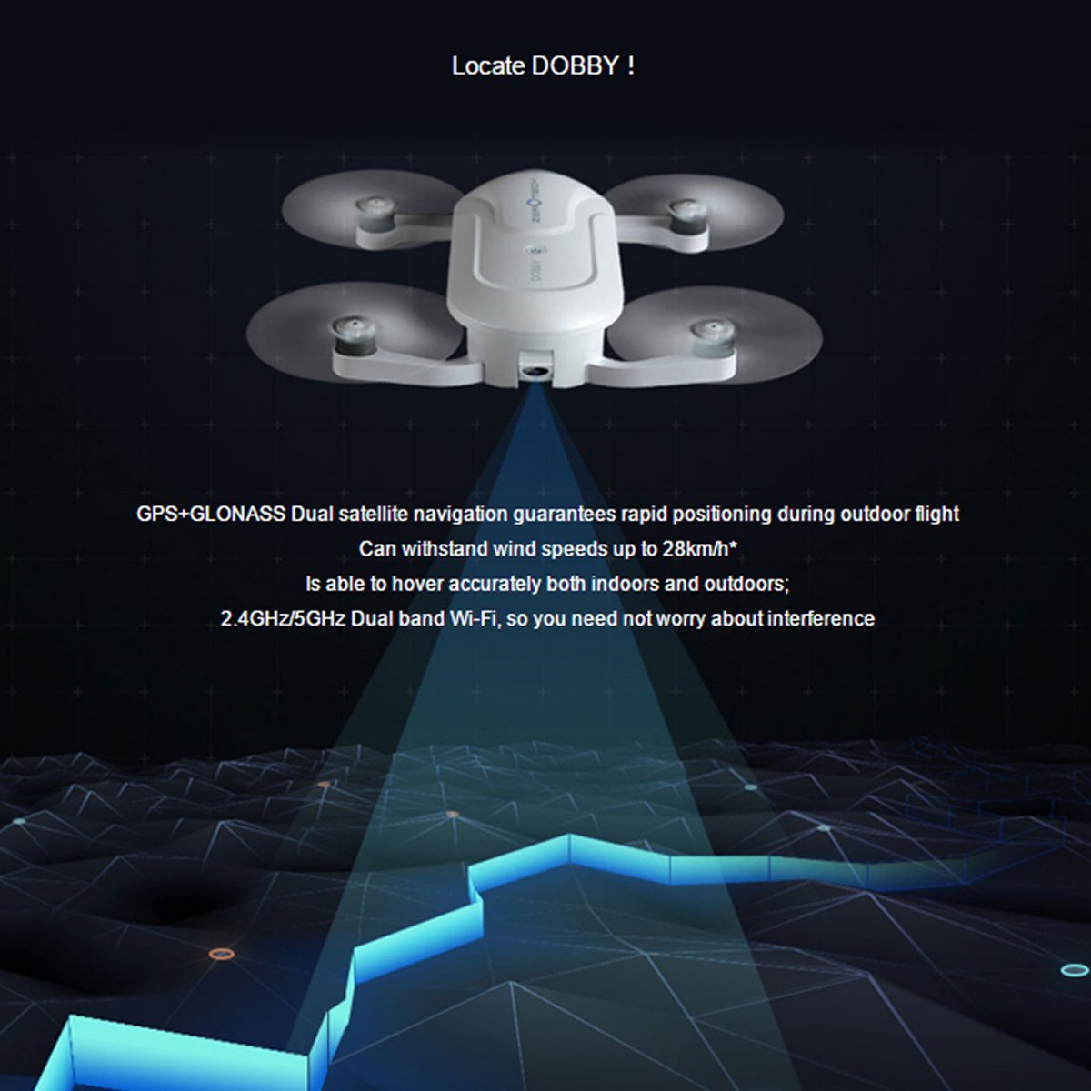 ZEROTECH Dobby Pocket Selfie Drone FPV With HD Camera Mini RC Quadcopter ZEROTECH