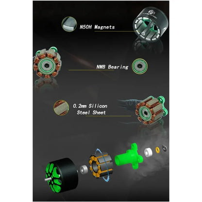 FLASHHOBBY A1106 4500KV6500KV Brushless DC Motor FPVSTORERC