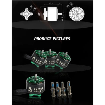 FLASHHOBBY A1106 4500KV6500KV Brushless DC Motor FPVSTORERC
