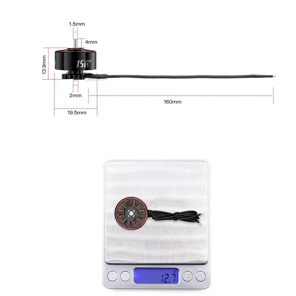 GEPRC SPEEDX2 1505 4300KV Brushless Motor FPVSTORERC