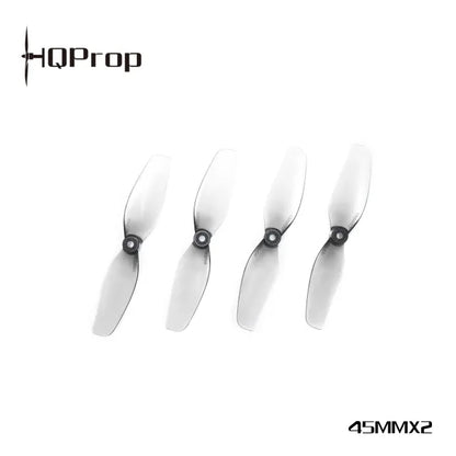 HQ Micro Whoop Prop 1.8X1.4(45MM) Grey  (2CW+2CCW)-Poly Carbonate-1.5MM Shaft FPVSTORERC