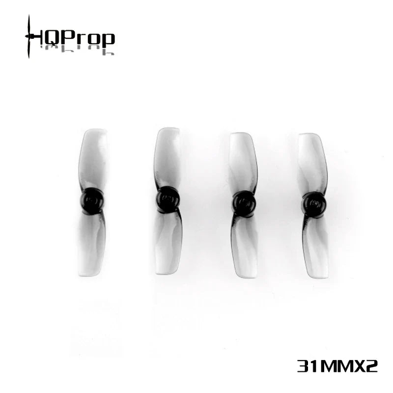 HQ Micro Whoop Prop 31MMX2 Grey (2CW+2CCW)-Poly Carbonate-1MM Shaft FPVSTORERC