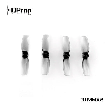 HQ Micro Whoop Prop 31MMX2 Grey (2CW+2CCW)-Poly Carbonate-1MM Shaft FPVSTORERC