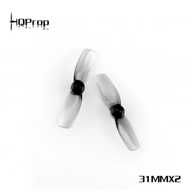 HQ Micro Whoop Prop 31MMX2 Grey (2CW+2CCW)-Poly Carbonate-1MM Shaft FPVSTORERC