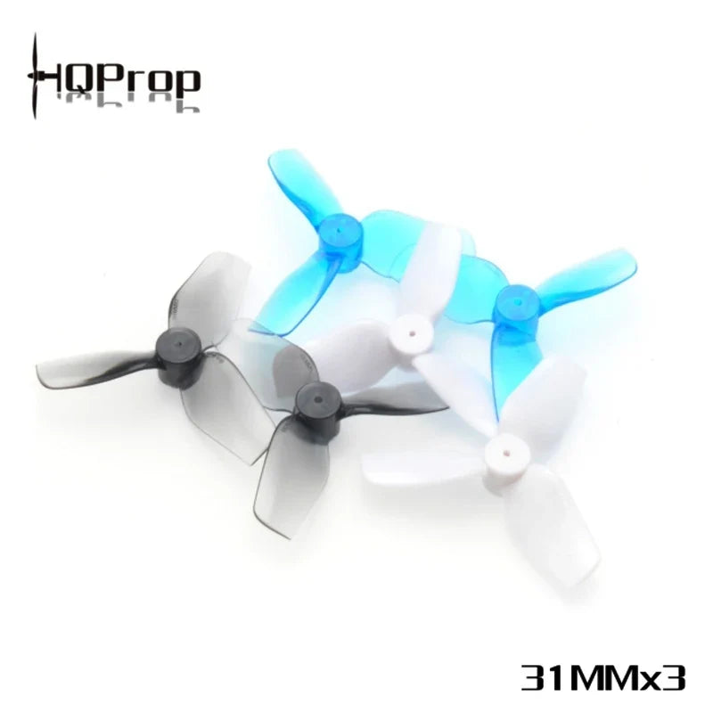 HQ Micro Whoop Prop 31MMX3 (2CW+2CCW)-Poly Carbonate-1MM Shaft FPVSTORERC
