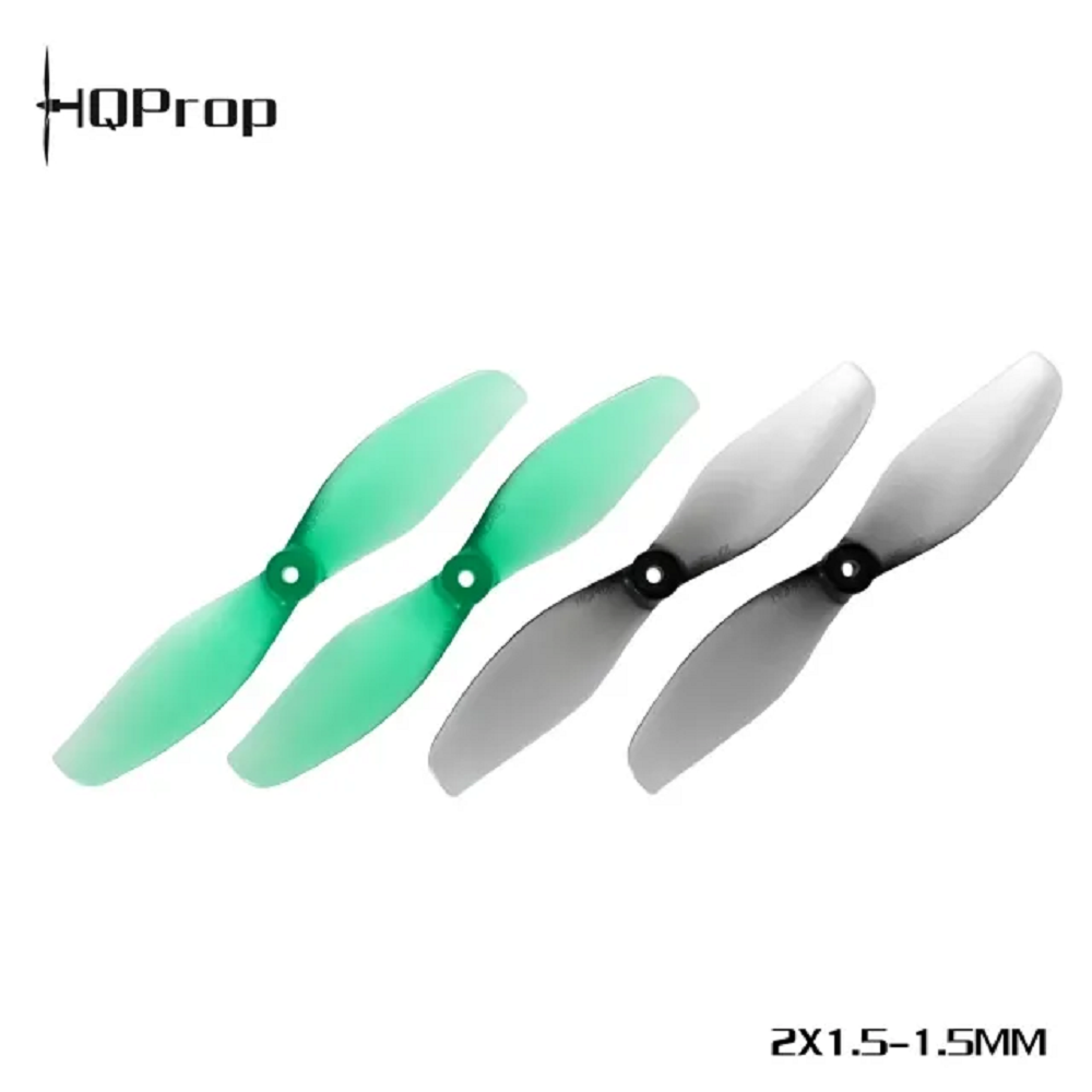 HQProp 2X1.5 (51MM) (2CW+2CCW)-Poly Carbonate-1.5MM Shaft FPVSTORERC