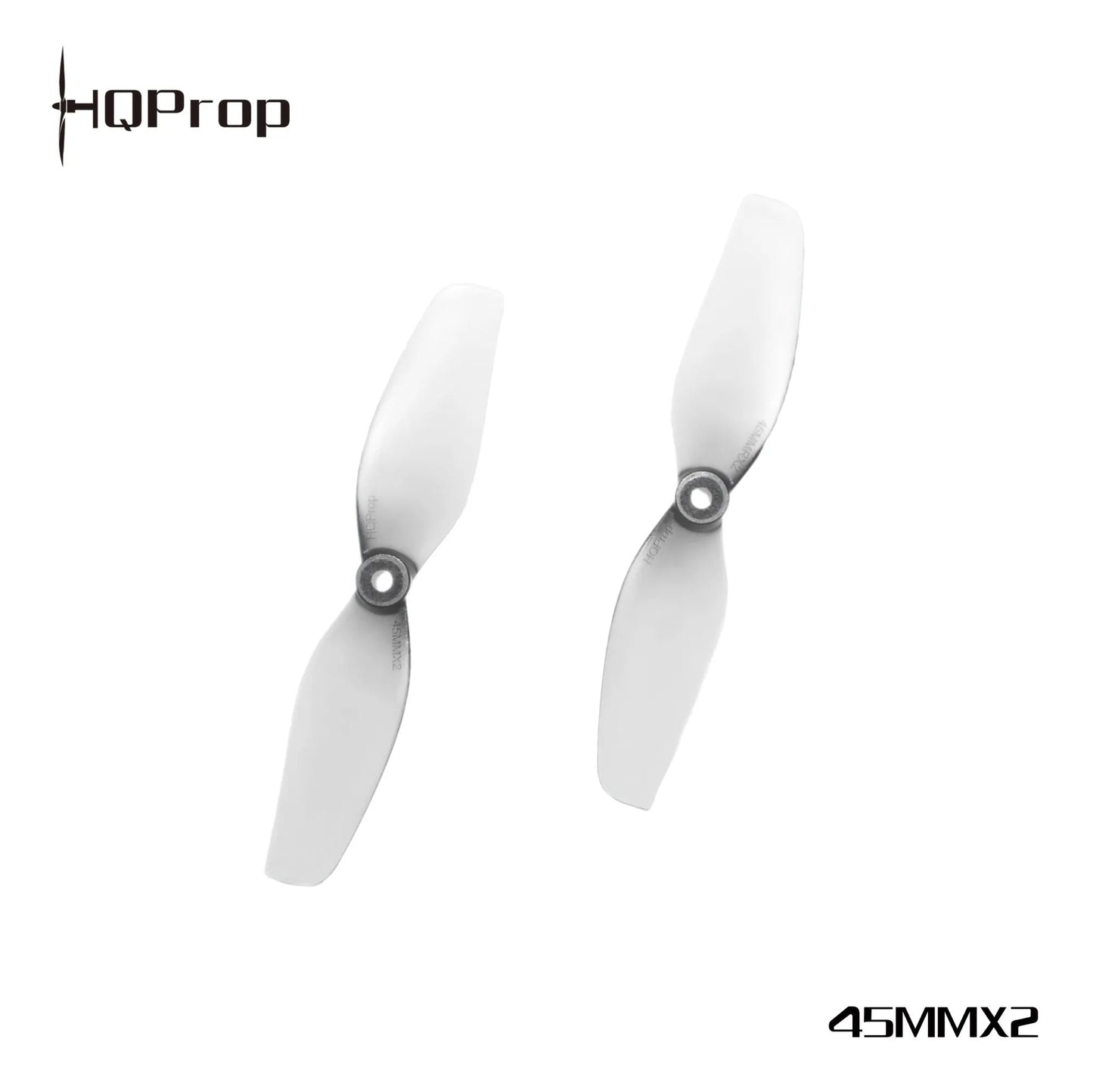 HQ Micro Whoop Prop 45MMX2 Grey (2CW+2CCW)-Poly Carbonate-1.5MM Shaft FPVSTORERC