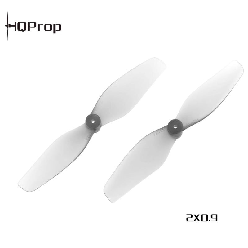HQ Ultralight  Prop 2X0.9 (51MM) Grey(2CW+2CCW)-PC-1MM 1.5MM Shaft FPVSTORERC