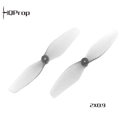 HQ Ultralight  Prop 2X0.9 (51MM) Grey(2CW+2CCW)-PC-1MM 1.5MM Shaft FPVSTORERC