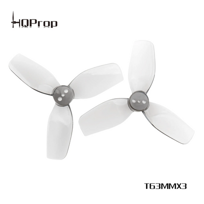 HQProp DT63MMX3 V2  Grey (2CW+2CCW)-Poly Carbonate FPVSTORERC