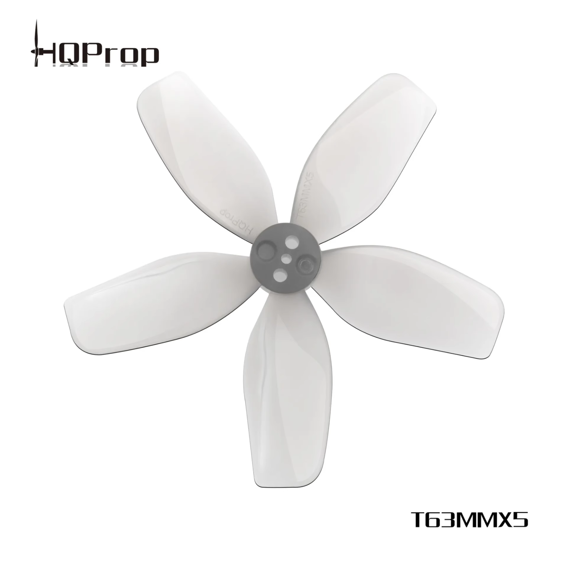 HQProp DT63MMX5  Grey (2CW+2CCW)-Poly Carbonate FPVSTORERC