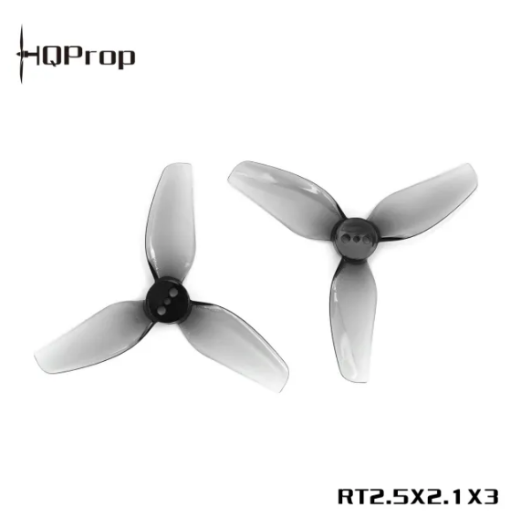 HQProp RT2.5X2.1X3 Grey (2CW+2CCW)-Poly Carbonate FPVSTORERC