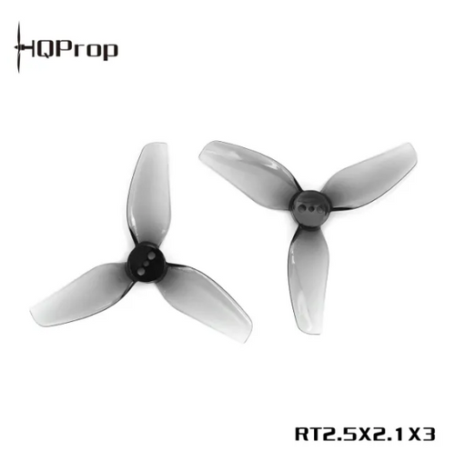 HQProp RT2.5X2.1X3 Grey (2CW+2CCW)-Poly Carbonate FPVSTORERC