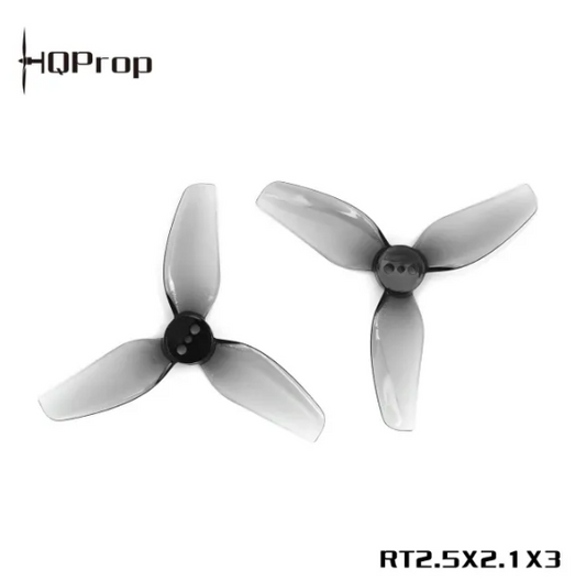 HQProp RT2.5X2.1X3 Grey (2CW+2CCW)-Poly Carbonate FPVSTORERC