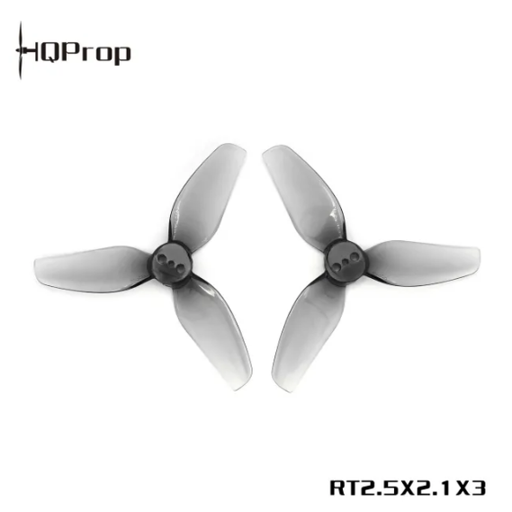 HQProp RT2.5X2.1X3 Grey (2CW+2CCW)-Poly Carbonate FPVSTORERC