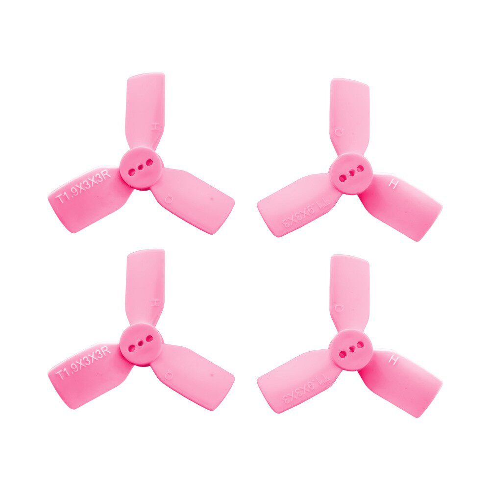 HQProp T1.9X3X3 Pink(2CW+2CCW)-Poly Carbonate FPVSTORERC