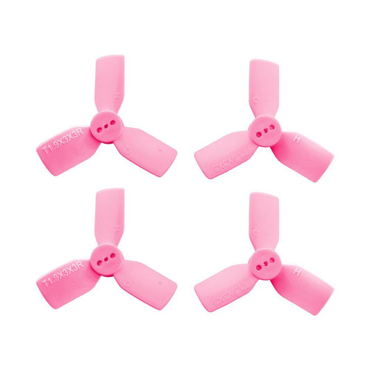 HQProp T1.9X3X3 Pink(2CW+2CCW)-Poly Carbonate FPVSTORERC
