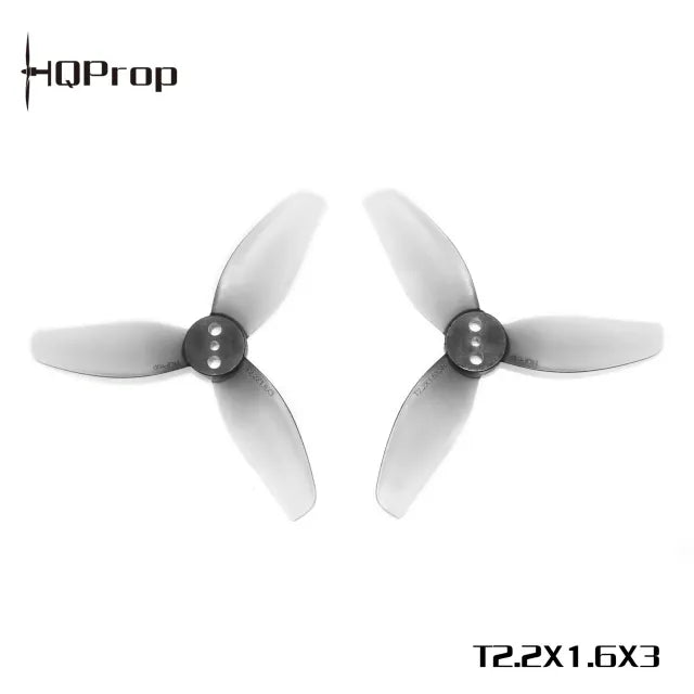 HQProp T2.2X1.6X3 Grey (2CW+2CCW)-Poly Carbonate FPVSTORERC