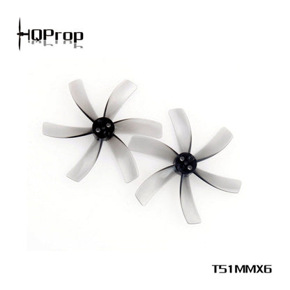 HQProp T51MMX6 Light Grey (2CW+2CCW)-Poly Carbonate FPVSTORERC