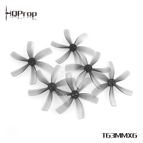 HQProp T63MMX6 Light Grey (2CW+2CCW)-Poly Carbonate