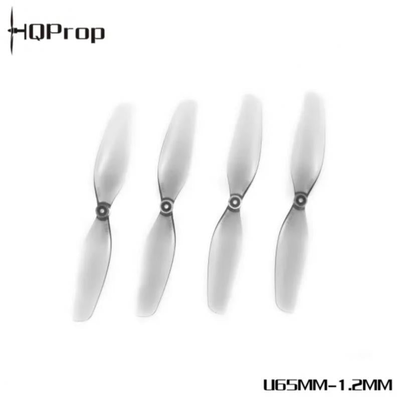 HQProp Ultralight 65MM Grey-Poly Carbonate-1MM 1.2MM 1.5MM Shaft FPVSTORERC