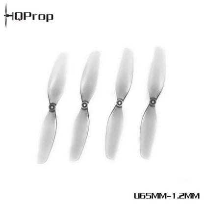 HQProp Ultralight 65MM Grey-Poly Carbonate-1MM 1.2MM 1.5MM Shaft FPVSTORERC