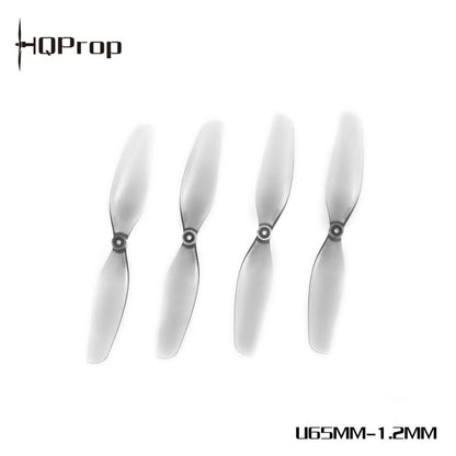 HQProp Ultralight 65MM Grey-Poly Carbonate-1MM 1.2MM 1.5MM Shaft FPVSTORERC