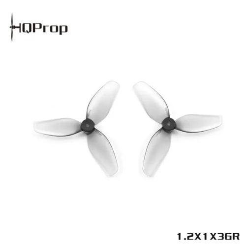 HQ Ultralight Whoop Prop 1.2X1X3(31MM) Grey (2CW+2CCW)-PC-1MM Shaft FPVSTORERC