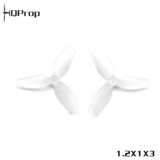 HQ Ultralight Whoop Prop 1.2X1X3(31MM) Grey (2CW+2CCW)-PC-1MM Shaft FPVSTORERC