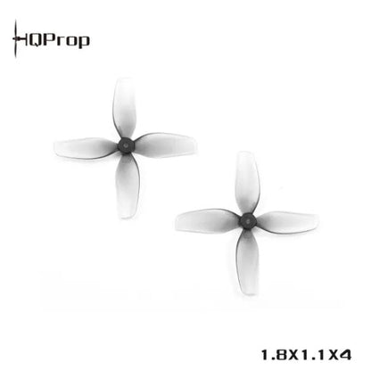 HQ Ultralight Whoop Prop 1.8X1.1X4(45MM) Grey  (2CW+2CCW)-Poly Carbonate-1.5MM Shaft FPVSTORERC