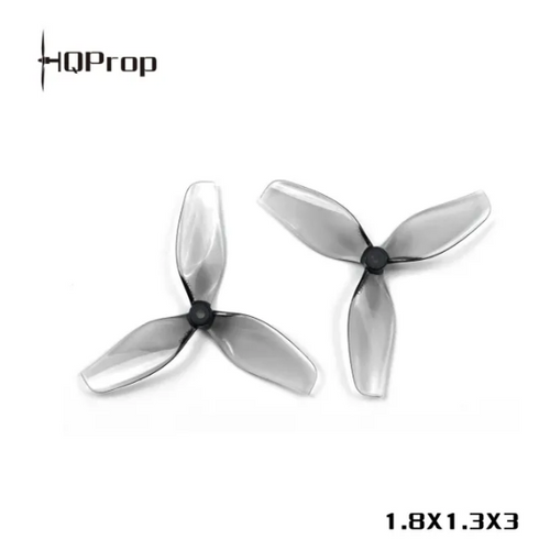 HQ Ultralight Whoop Prop 1.8X1.3X3(45MM) Grey  (2CW+2CCW)-Poly Carbonate-1.5MM Shaft FPVSTORERC