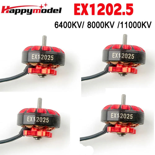 Happymodel EX1202.5 1202.5 6400KV 8000KV 11000KV 2-3S Brushless Motor FPVSTORERC