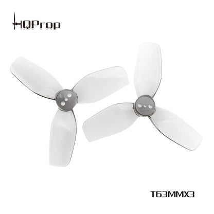 Hqprop T63mmx3 V2 Propeller Grey Poly Carbonate For 2.5inch Geprciflight Racing Drone FPVSTORERC